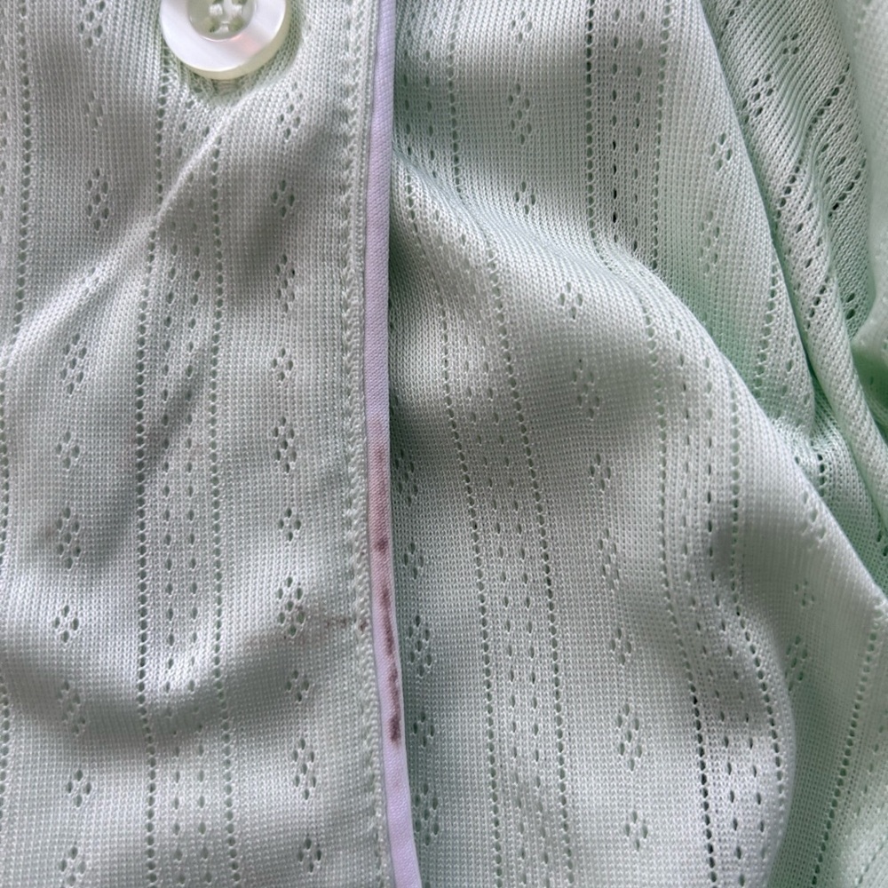 Just Be Women’s Mint Green PJ Set 
Size L - Picture 8 of 9